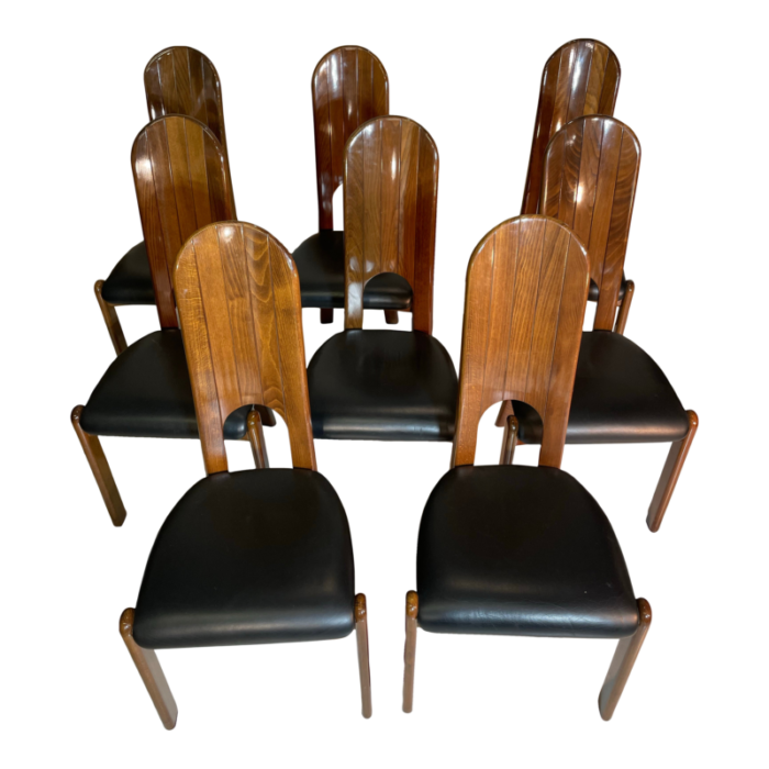 mid 20th century vintage art deco chairs set of 8 6920