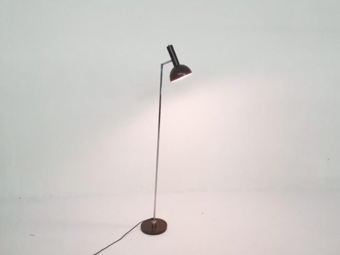 mid century adjustable floor lamp by h busquet for hala the netherlands 1950s 4