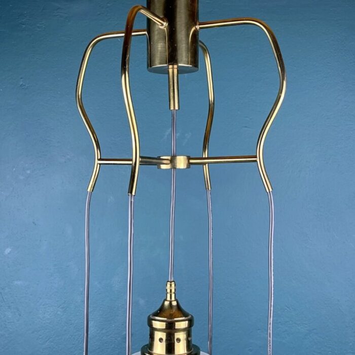 mid century cascade glass chandelier italy 1970s 3