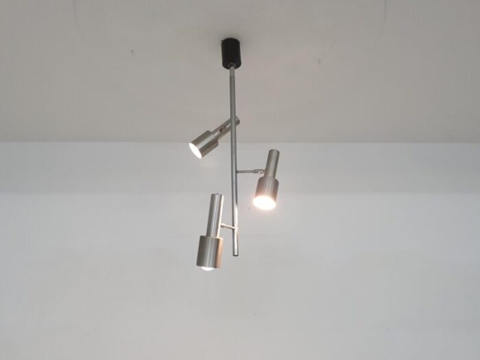 mid century ceiling lamp with 3 spotlights 1960s 2