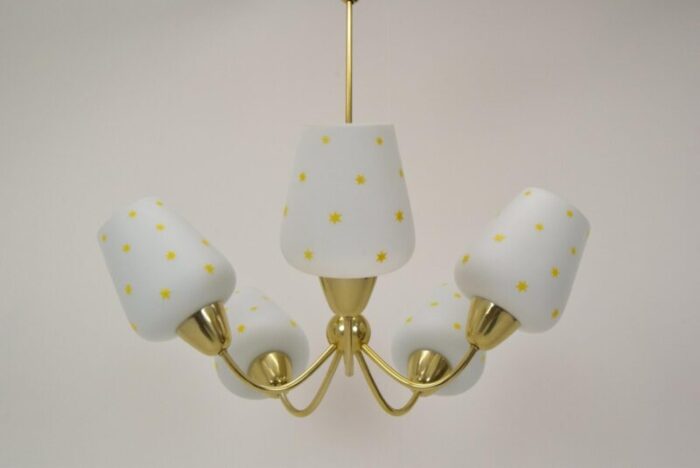 mid century chandelier 1960s 1 3