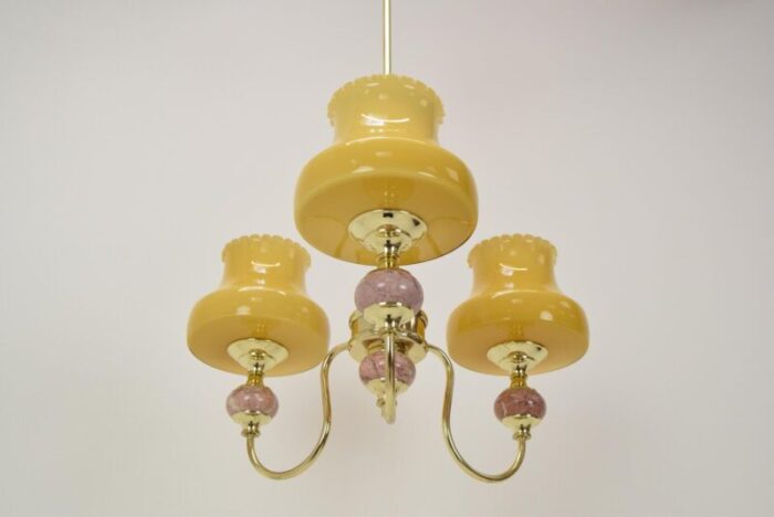 mid century chandelier 1960s 6 2