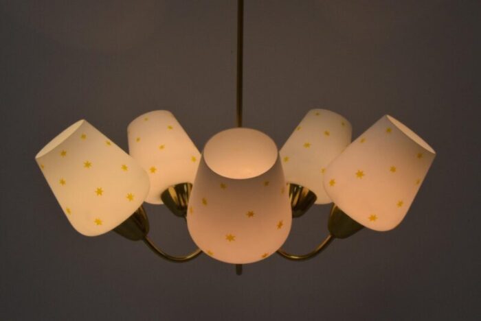 mid century chandelier 1960s 8 3