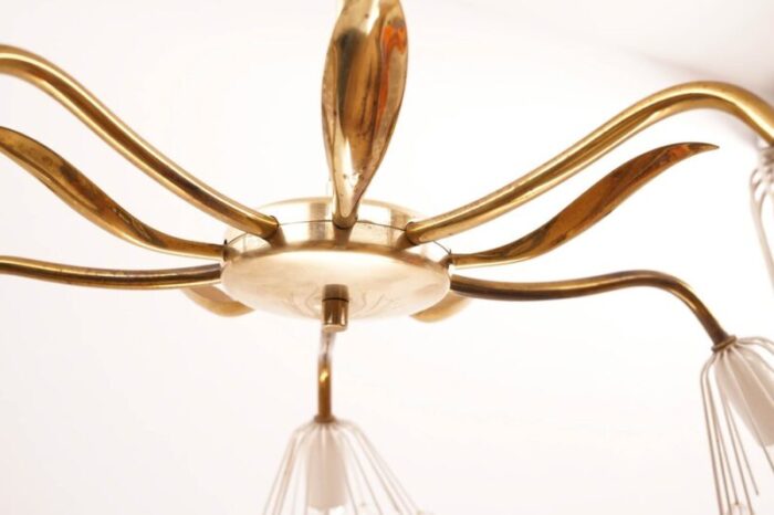 mid century chandelier by emil stejnar for rupert nikoll 7