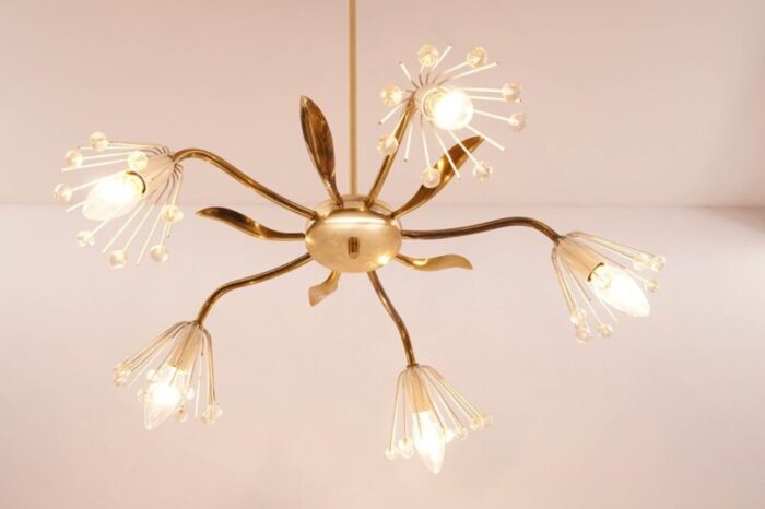 mid century chandelier by emil stejnar for rupert nikoll 8