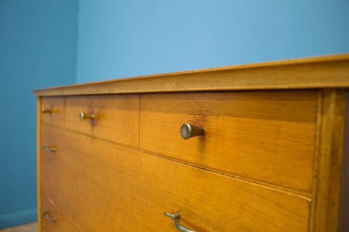 mid century chest of drawers in walnut by alfred cox 1950s 3507