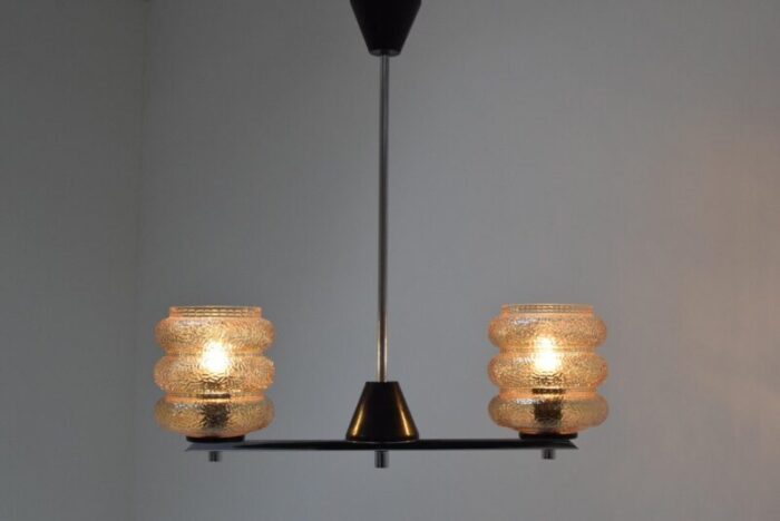 mid century czechoslovakian hanging lamp 1960s 3