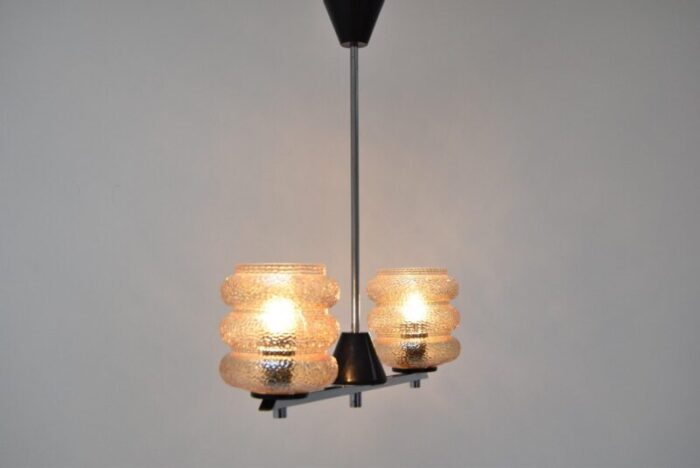 mid century czechoslovakian hanging lamp 1960s 4