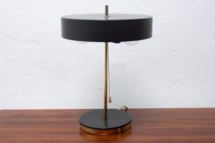 mid century czechoslovakian table lamp 1960s 1