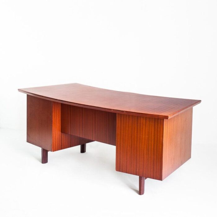 mid century desk with drawers and trays 1960s 7226