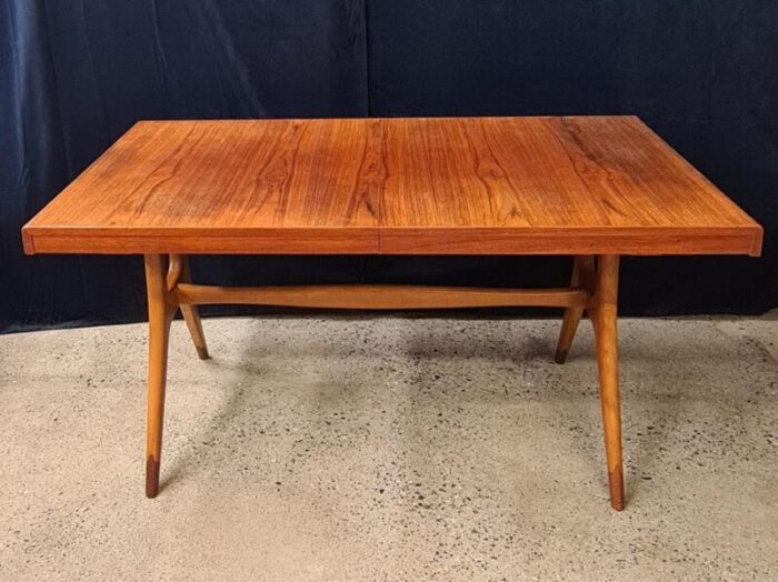 mid century dinner table by david rosen for nordiska kompaniet sweden 5800