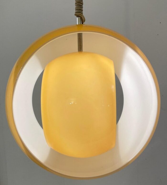 mid century eclisse suspension in murano glass by carlo nason for mazzega 7