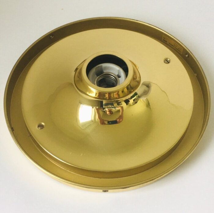 mid century flush mount or wall light from limburg germany 1960s 10