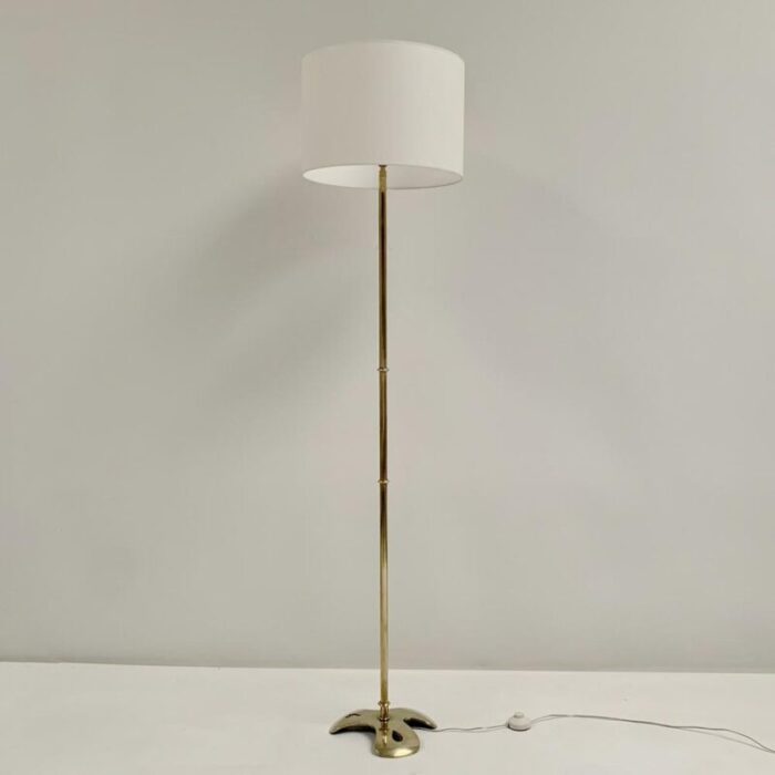 mid century french brass floor lamp 1960 2595