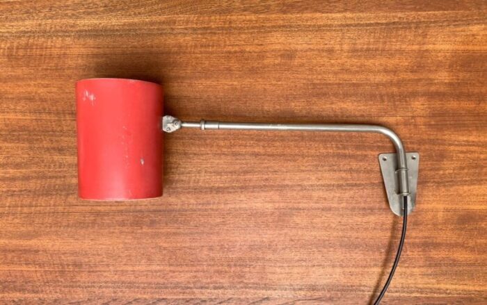 mid century german minimalist wall lamp from hala 1960s 14