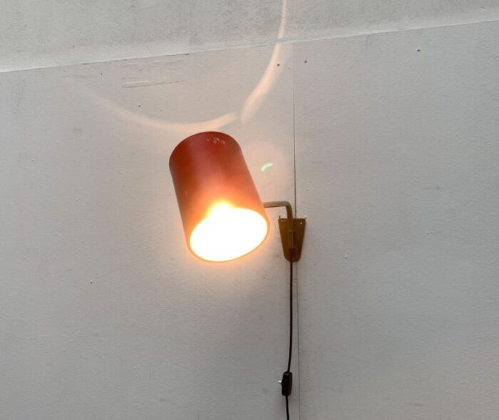 mid century german minimalist wall lamp from hala 1960s 15