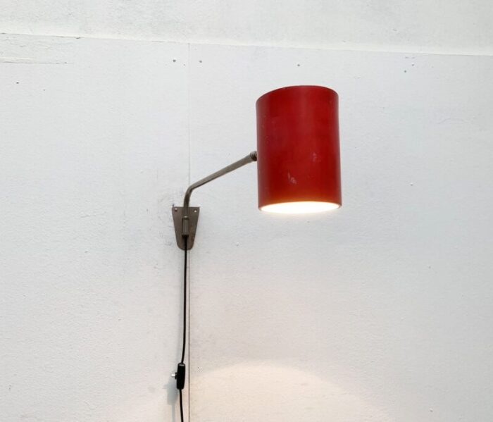 mid century german minimalist wall lamp from hala 1960s 23