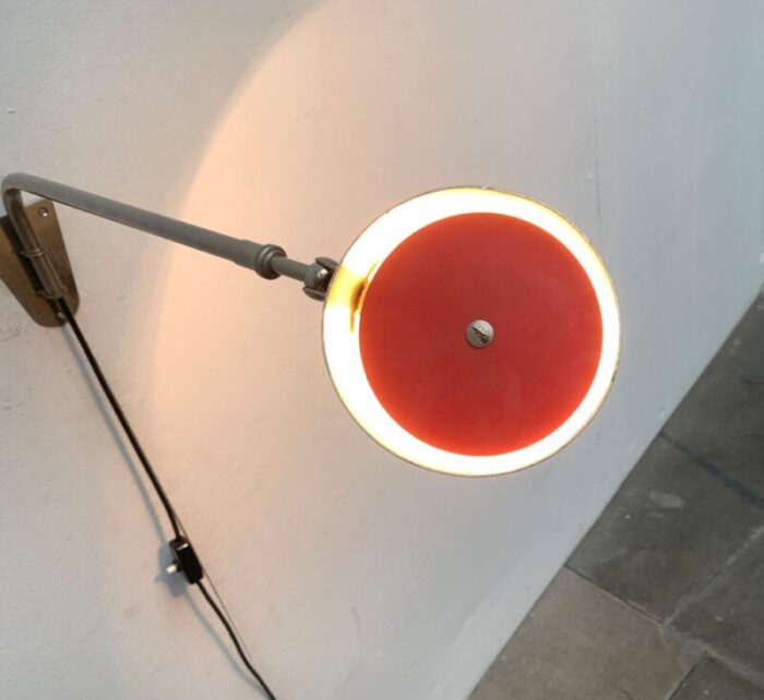 mid century german minimalist wall lamp from hala 1960s 26