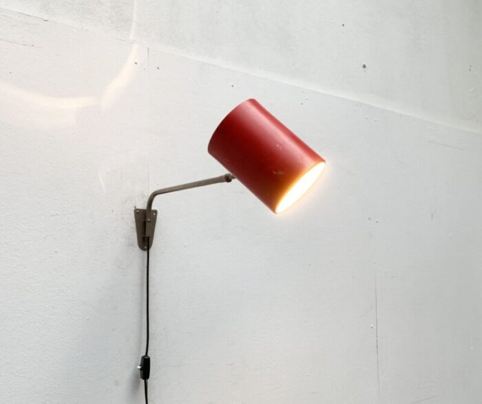 mid century german minimalist wall lamp from hala 1960s 30