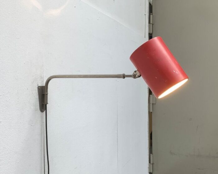 mid century german minimalist wall lamp from hala 1960s 32