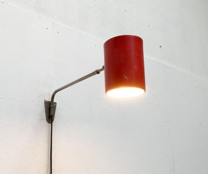 mid century german minimalist wall lamp from hala 1960s 34