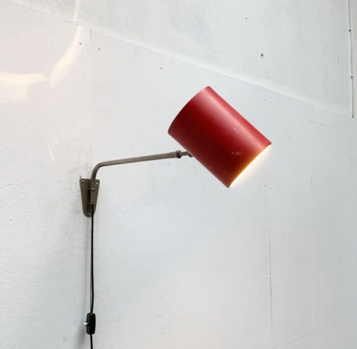 mid century german minimalist wall lamp from hala 1960s 41