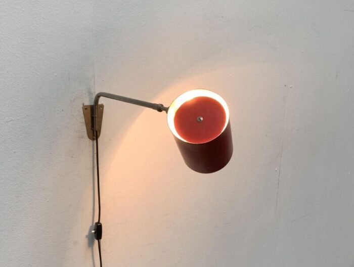 mid century german minimalist wall lamp from hala 1960s 43