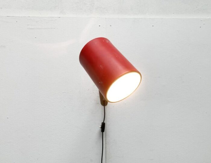 mid century german minimalist wall lamp from hala 1960s 8