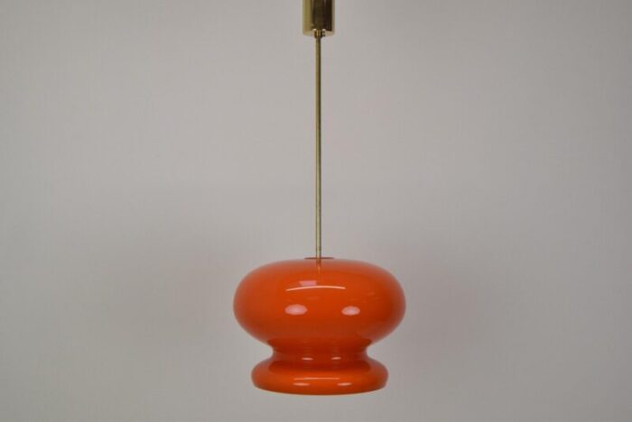 mid century glass pendant 1960s 1 1