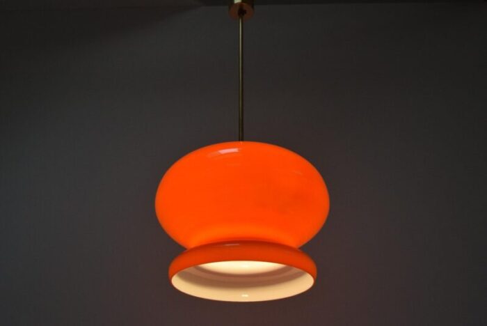 mid century glass pendant 1960s 4 1