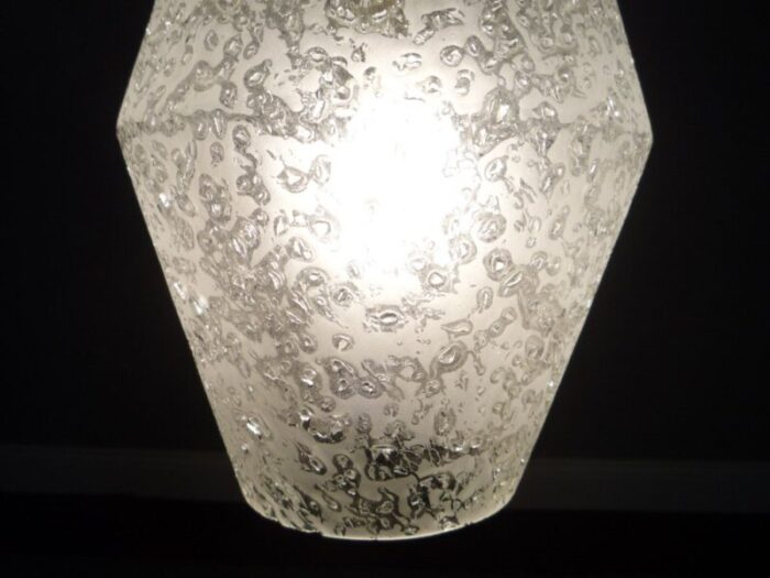 mid century glass pendant lamp 1960s 9