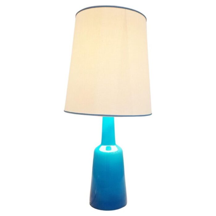 mid century glass table lamp by kastrup holmegaard 1960s 1