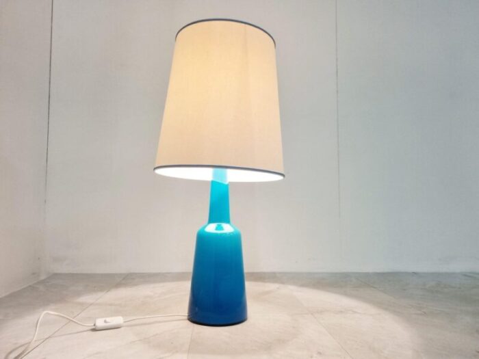 mid century glass table lamp by kastrup holmegaard 1960s 4