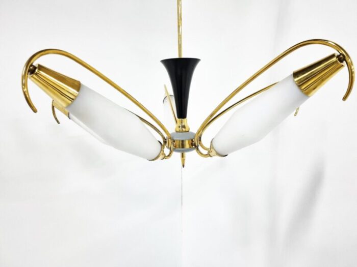 mid century italian chandelier 1960s 8