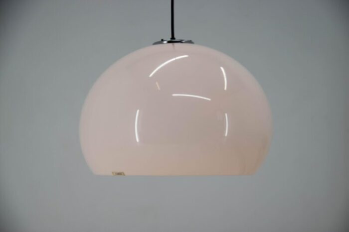 mid century italian pendant by harvey guzzini for meblo 1970s 4