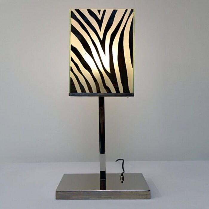 mid century modern chrome table lamp 11