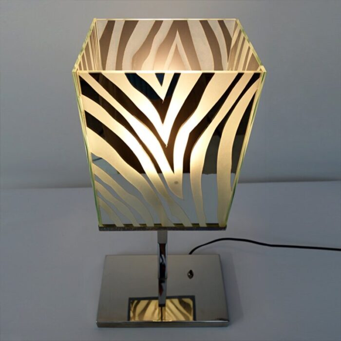 mid century modern chrome table lamp 12