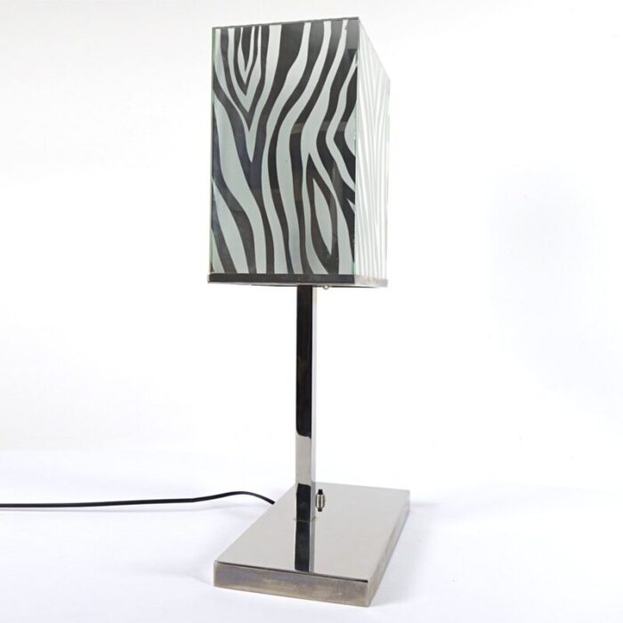 mid century modern chrome table lamp 4