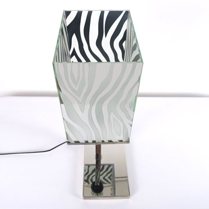 mid century modern chrome table lamp 5