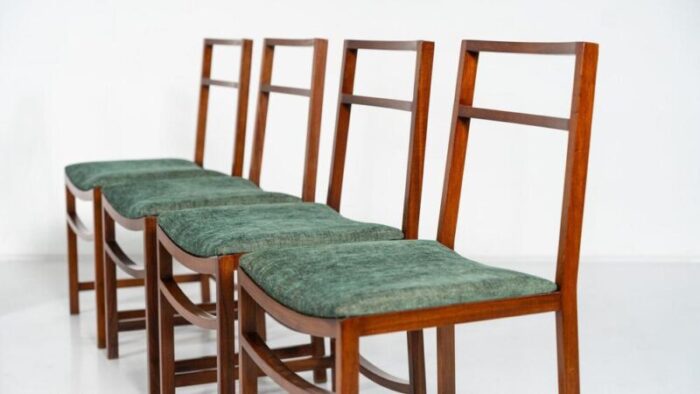 mid century modern dining chairs by renato venturi for mim 1950s set of 8 3096