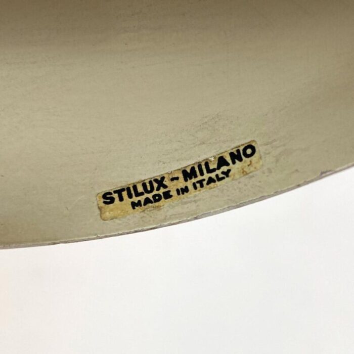 mid century modern italian brass metal adjustable floor lamp from stilux 1960s 13