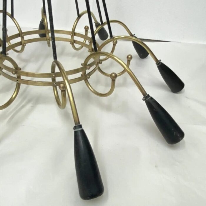 mid century modern italian sputnik chandelier in stilnovo style 1950s 7