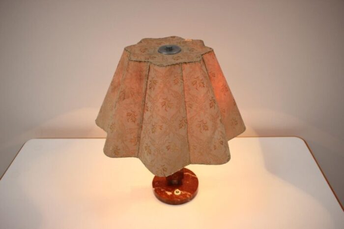 mid century stone praha table lamp 1950s 10