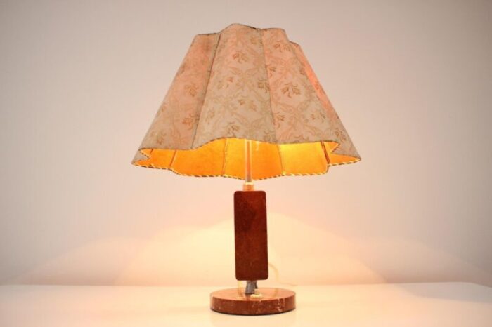 mid century stone praha table lamp 1950s 9