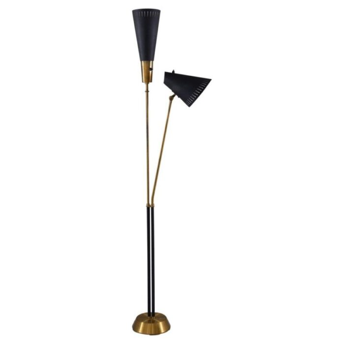 mid century swedish floor lamp by einar baeckstroem 1