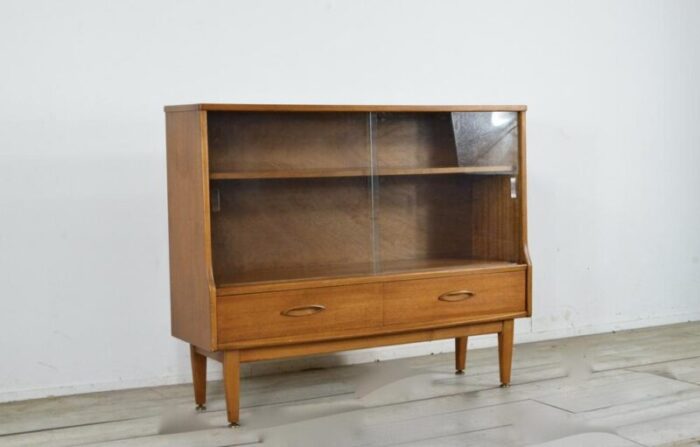 mid century teak bookcase from jentique 1960s 0641