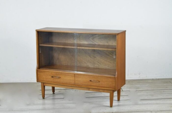 mid century teak bookcase from jentique 1960s 3082