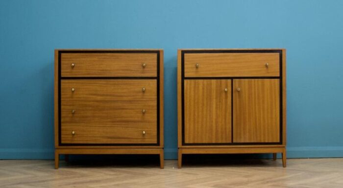 mid century teak chest of drawers by heals for loughborough furniture 1950s 7786