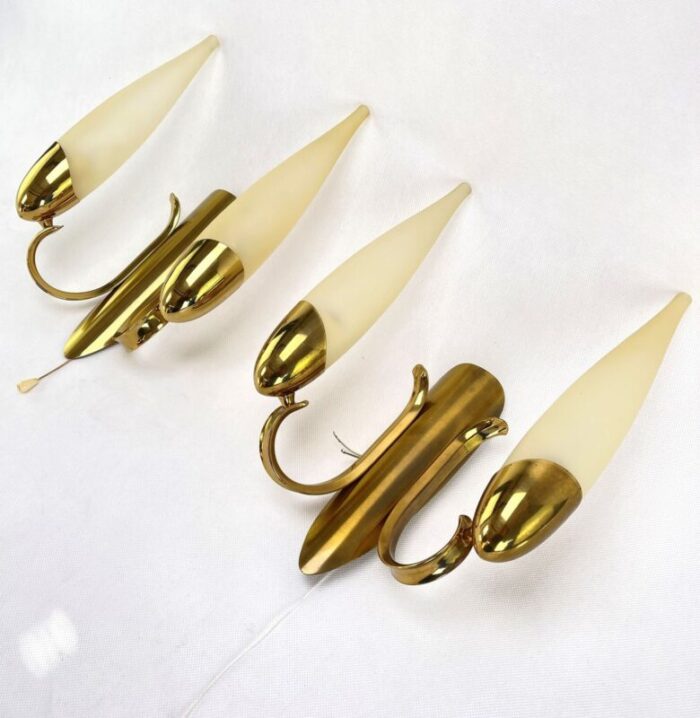 mid century wall lights 1950s set of 2 2