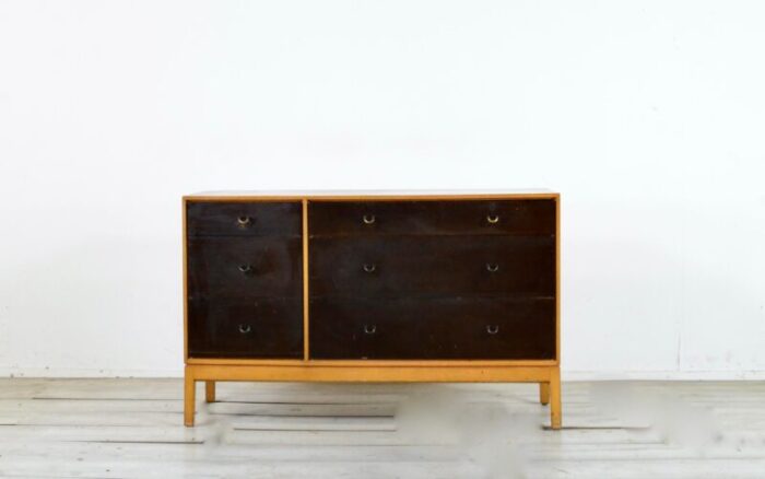 mid century walnut cabinet by peter hayward for uniflex 1960s 2227